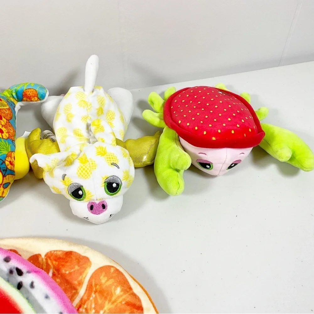CUTETITOS 7 INCH PLUSH Lot Of 6 Bat Owl Whale Crab